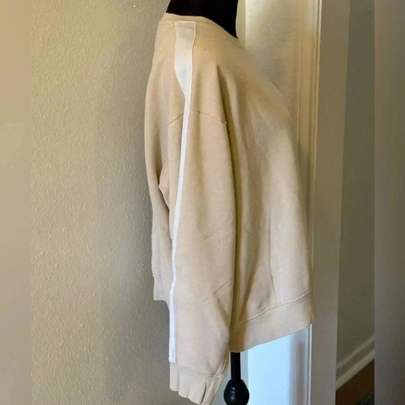 PINK Victoria’s Secret “Ivy” Fleece Tan/ Beige Sweatshirt - Picture 4 of 6